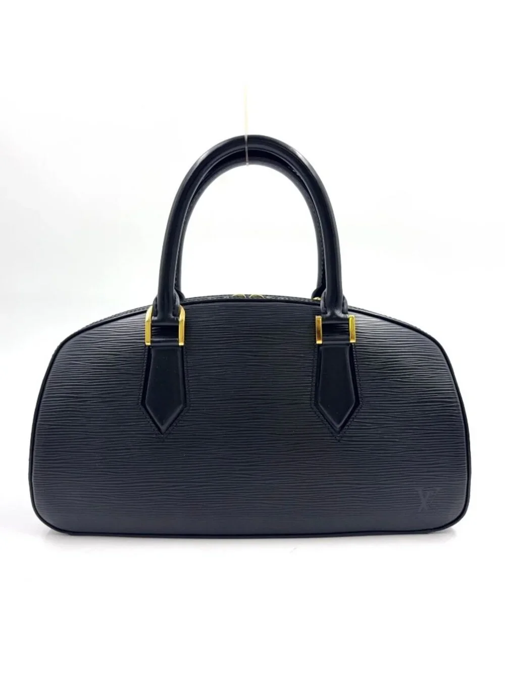 Louis Vuitton Jasmine Epi Noir Leather Black Handbag Gold